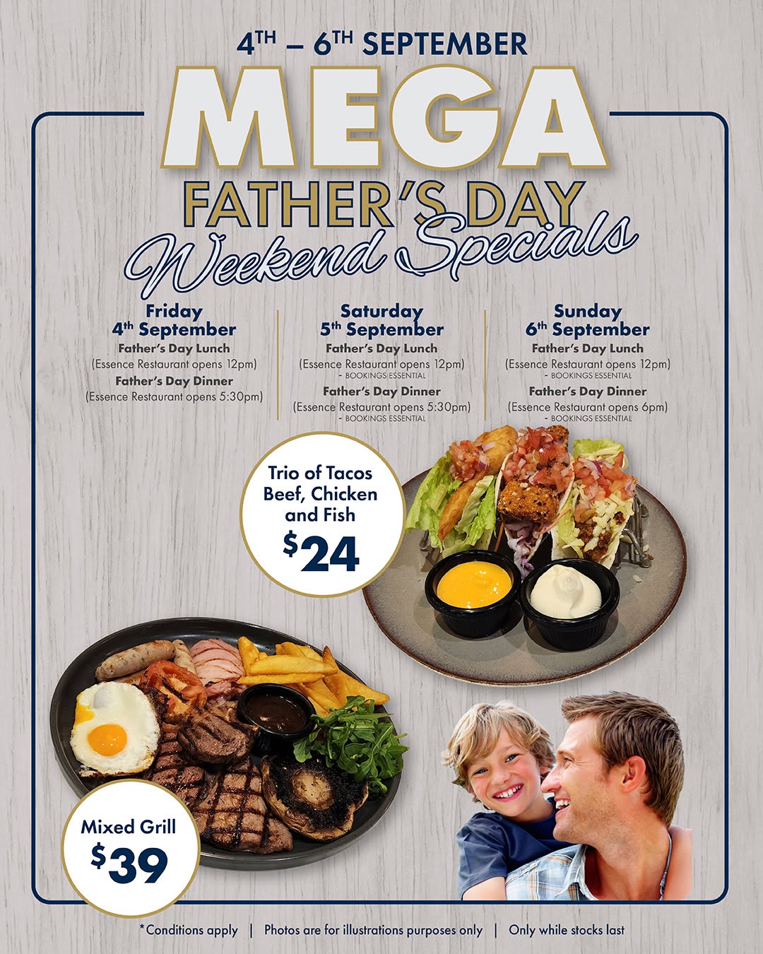 Father’s Day Weekend Specials