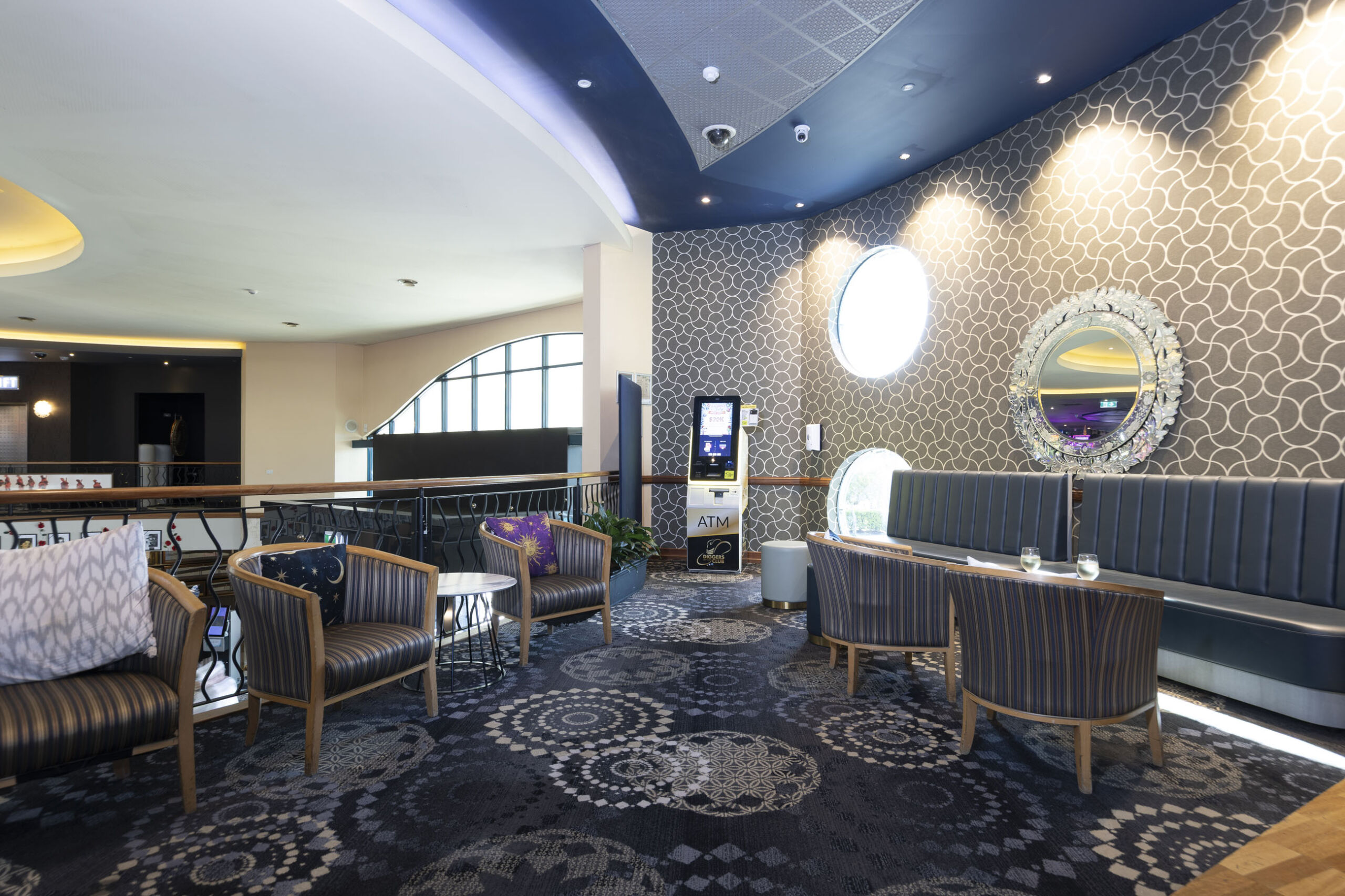 Bravo Bar seating and lounge area