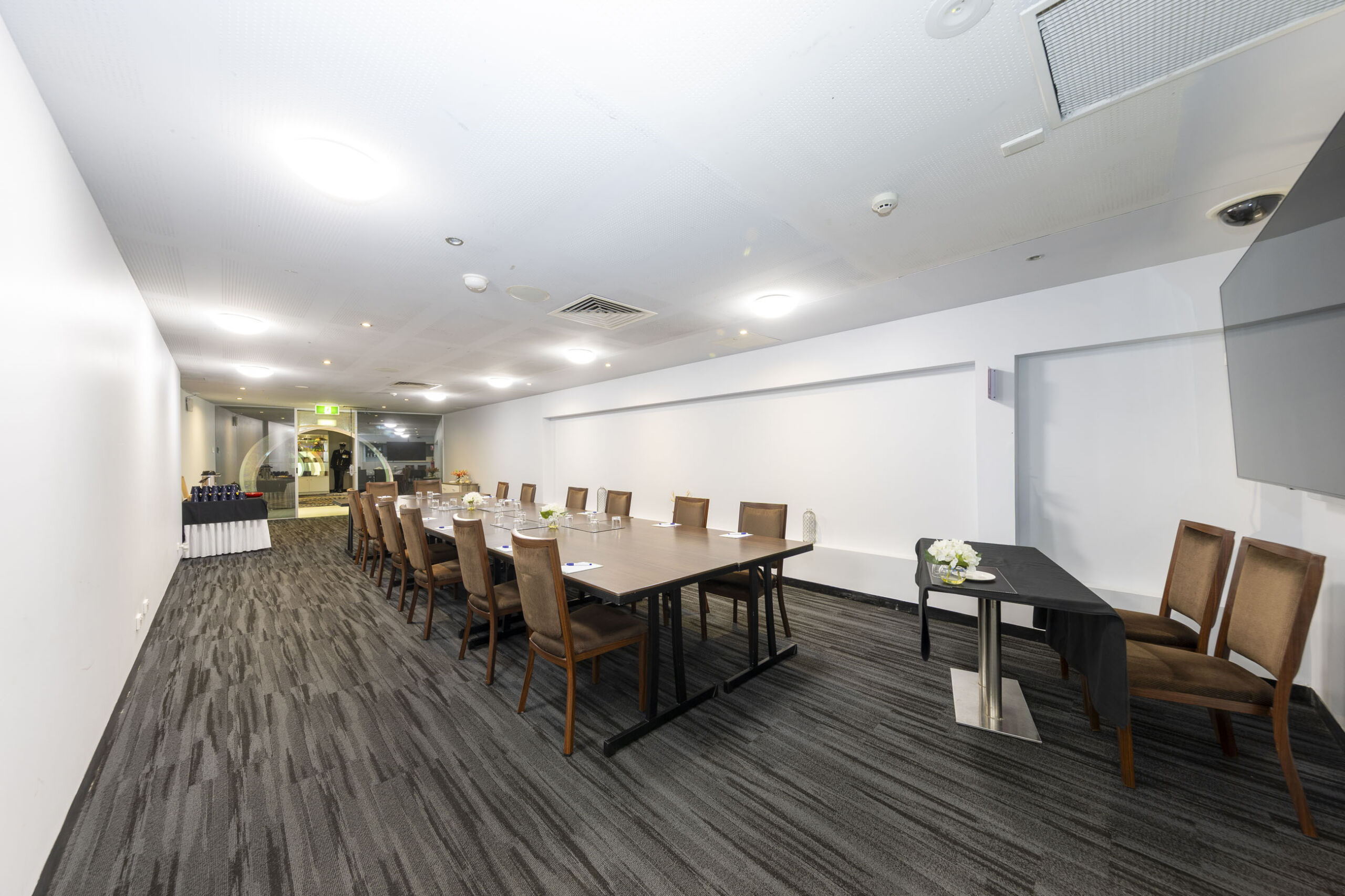 The Bunker boardroom reverse angle view