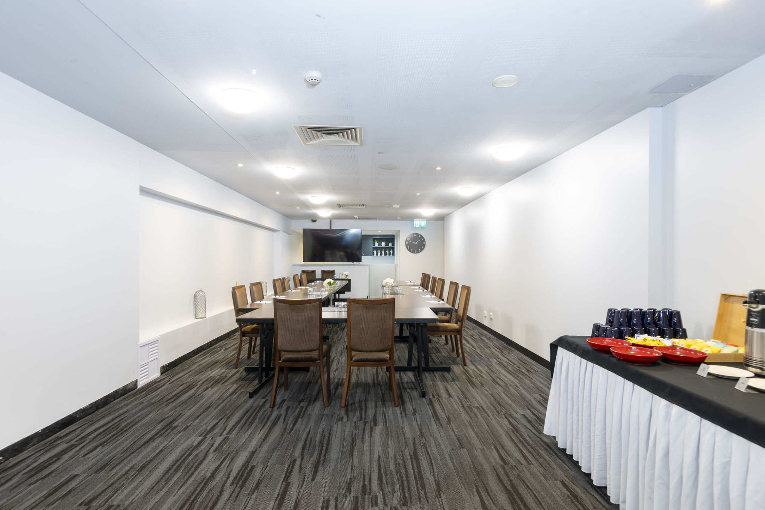 The Bunker setup in U-Shape meeting layout
