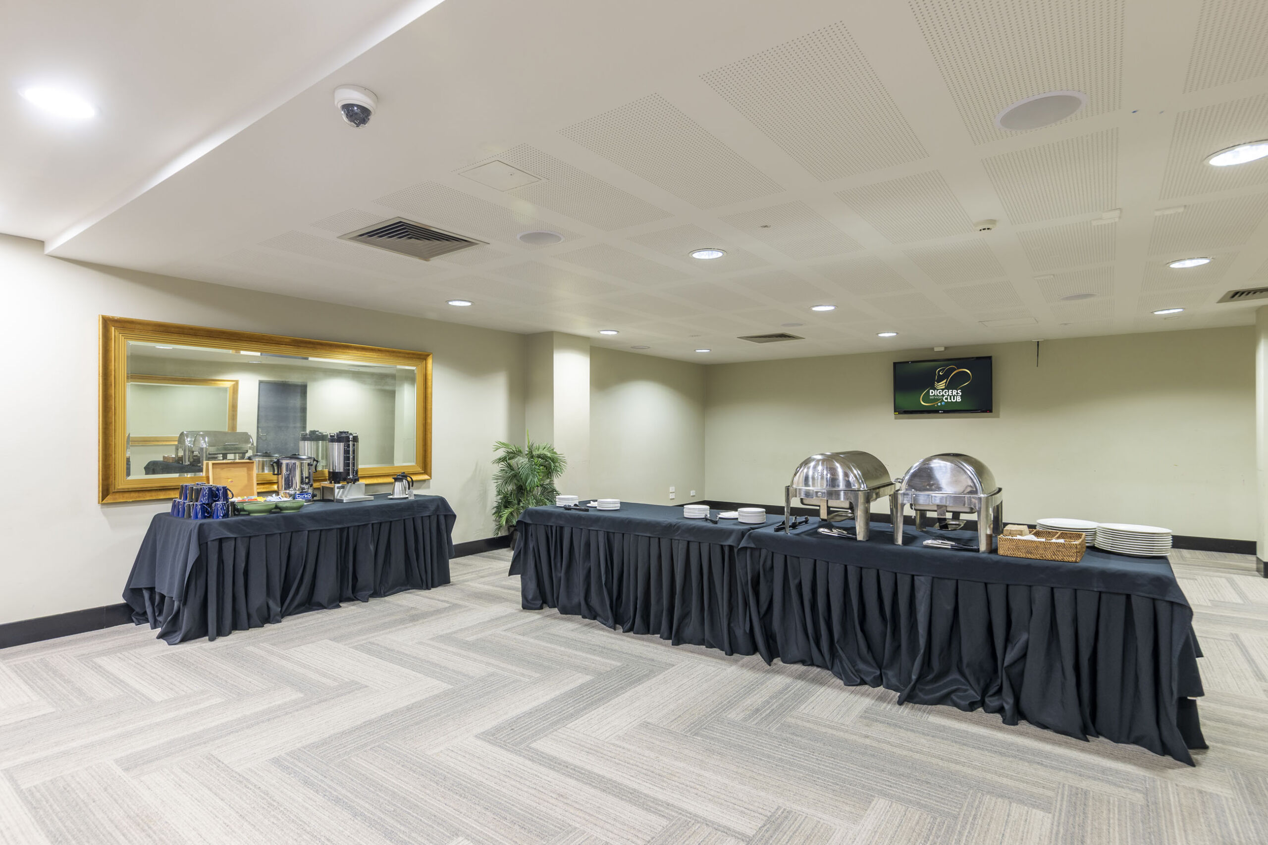 Function catering and setup at Diggers Services Club