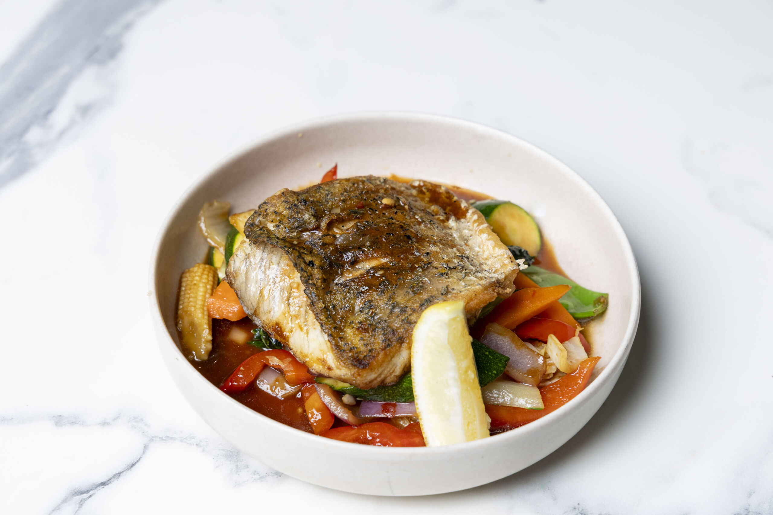 Pan Fried Barramundi at Essence Restaurant