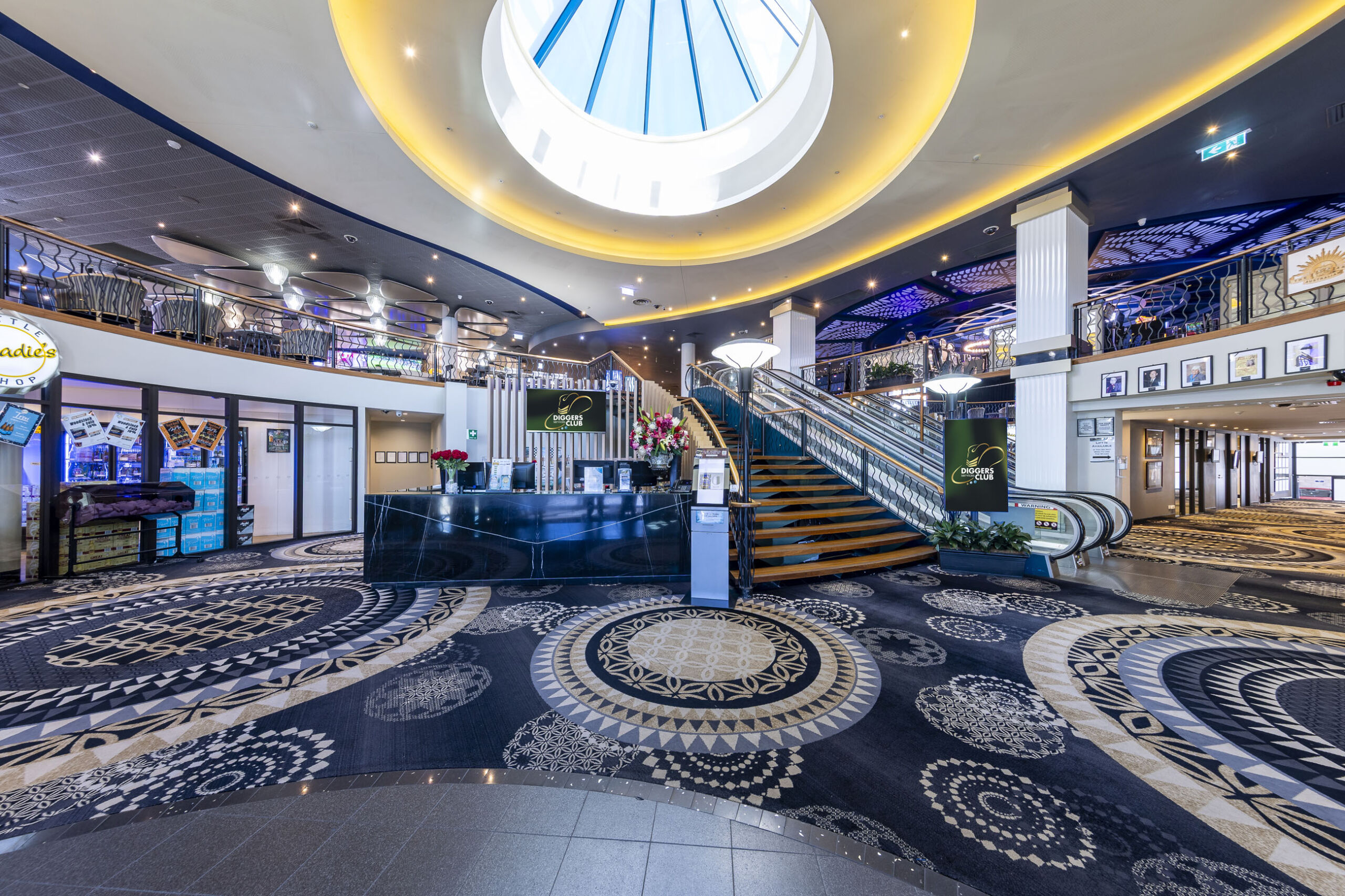 Diggers Services Club Reception Desk
Contact Us