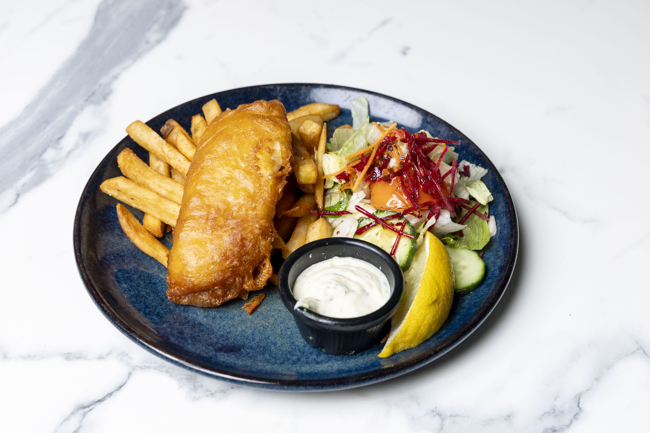 Tempura Battered Coral Trout at Essence Restaurant