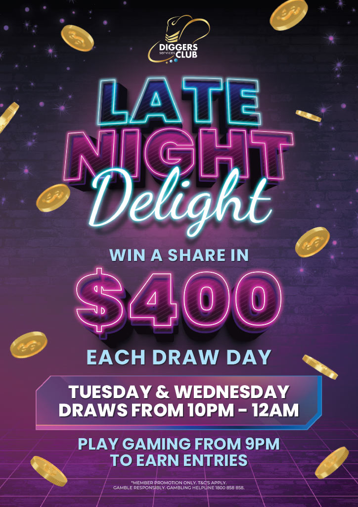 Late Night Delight Gameshow – Tuesday