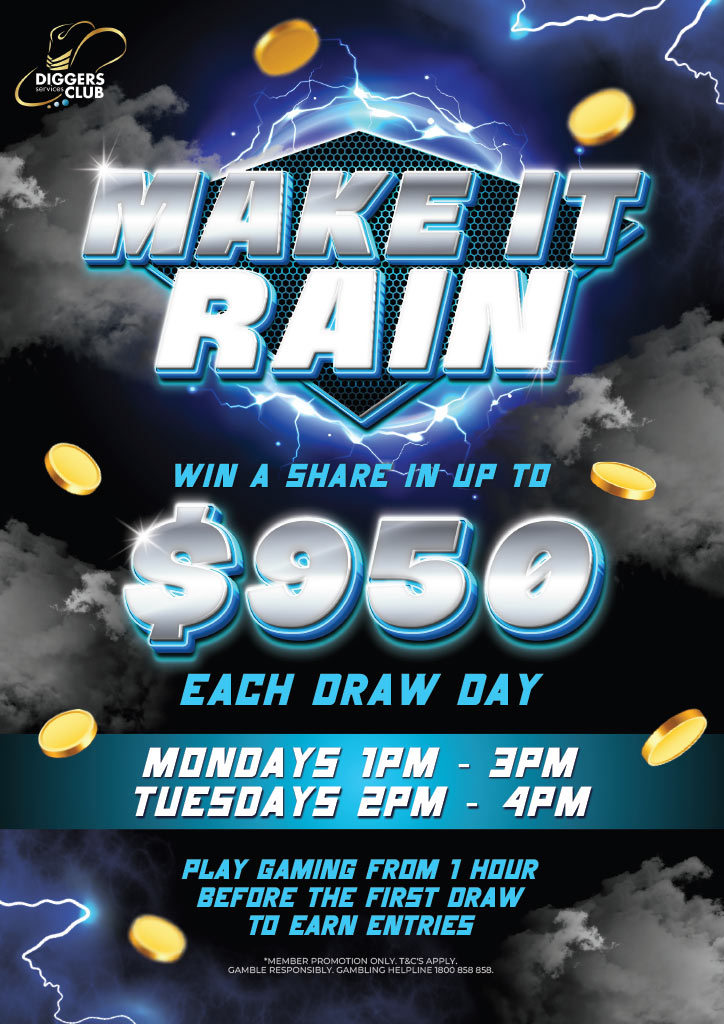 Make it Rain Gameshow – Tuesday