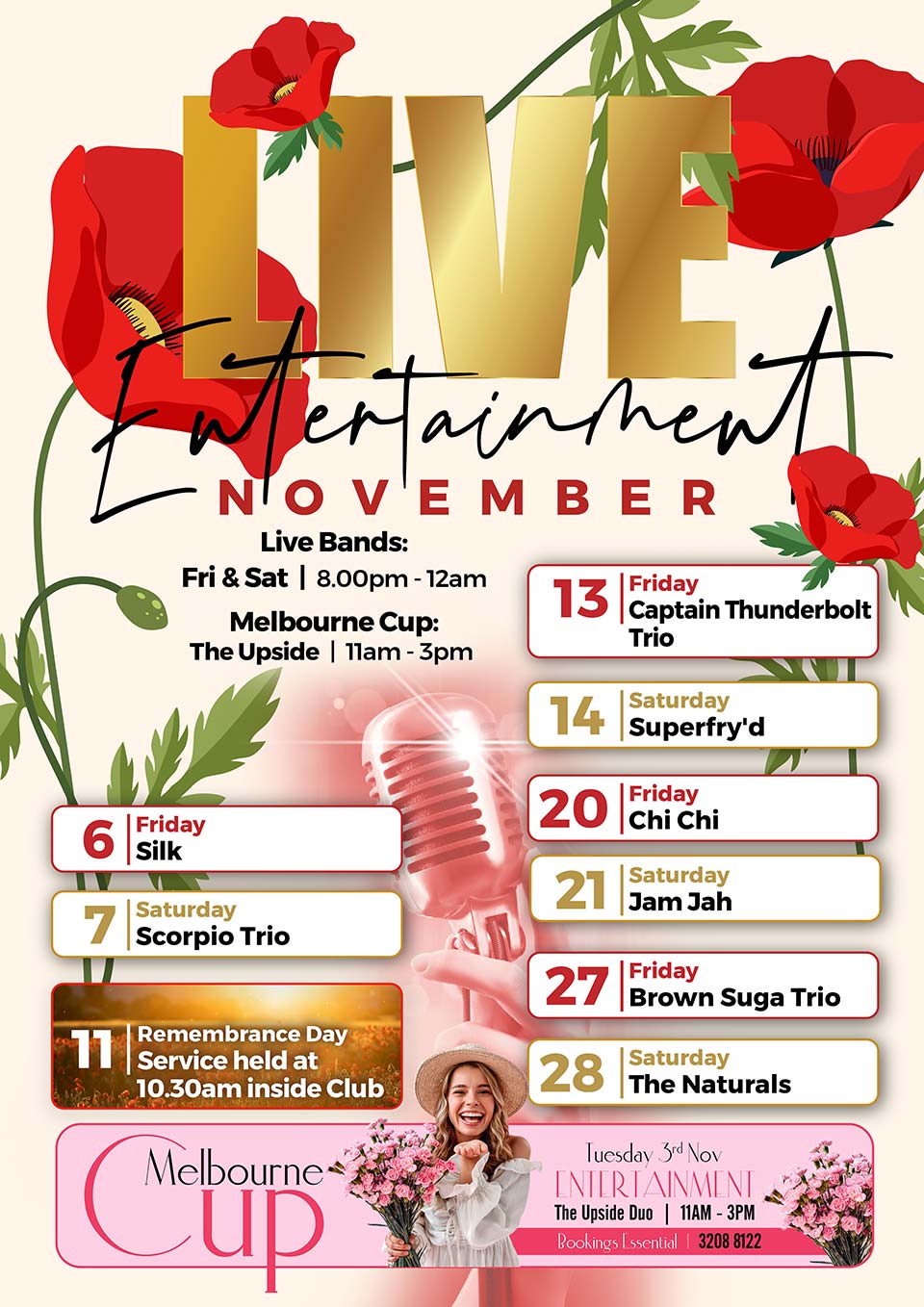 Live Music: November 2026