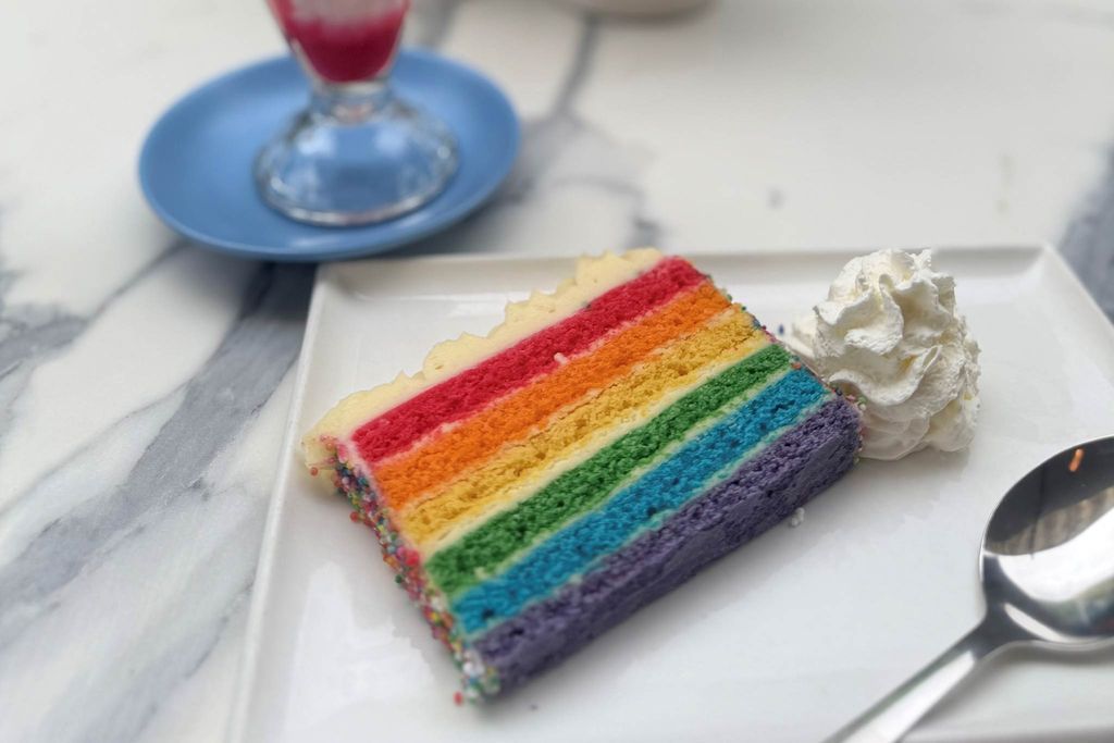 Rainbow Cake from Bravo Cafe