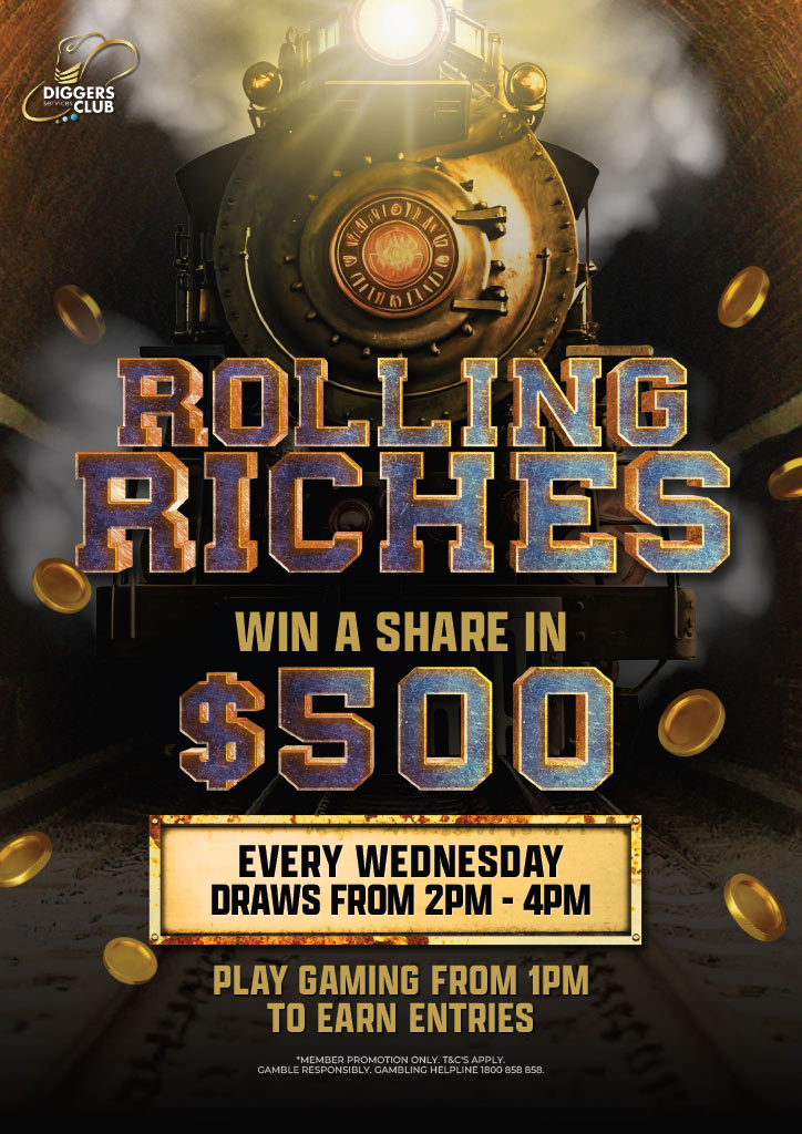 Rolling Riches Gameshow – Wednesday