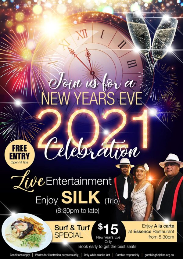New Year&#039;s Eve Party at Diggers Services Club