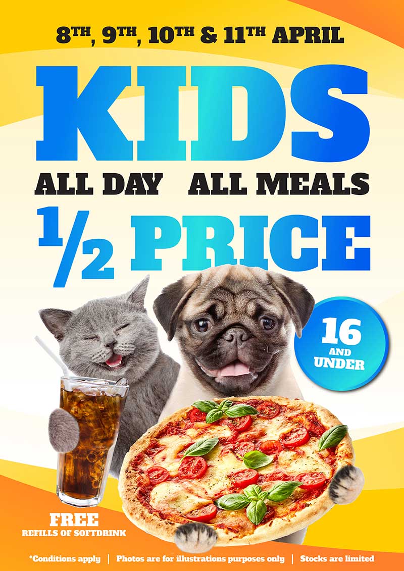 Half Price Kids Meals