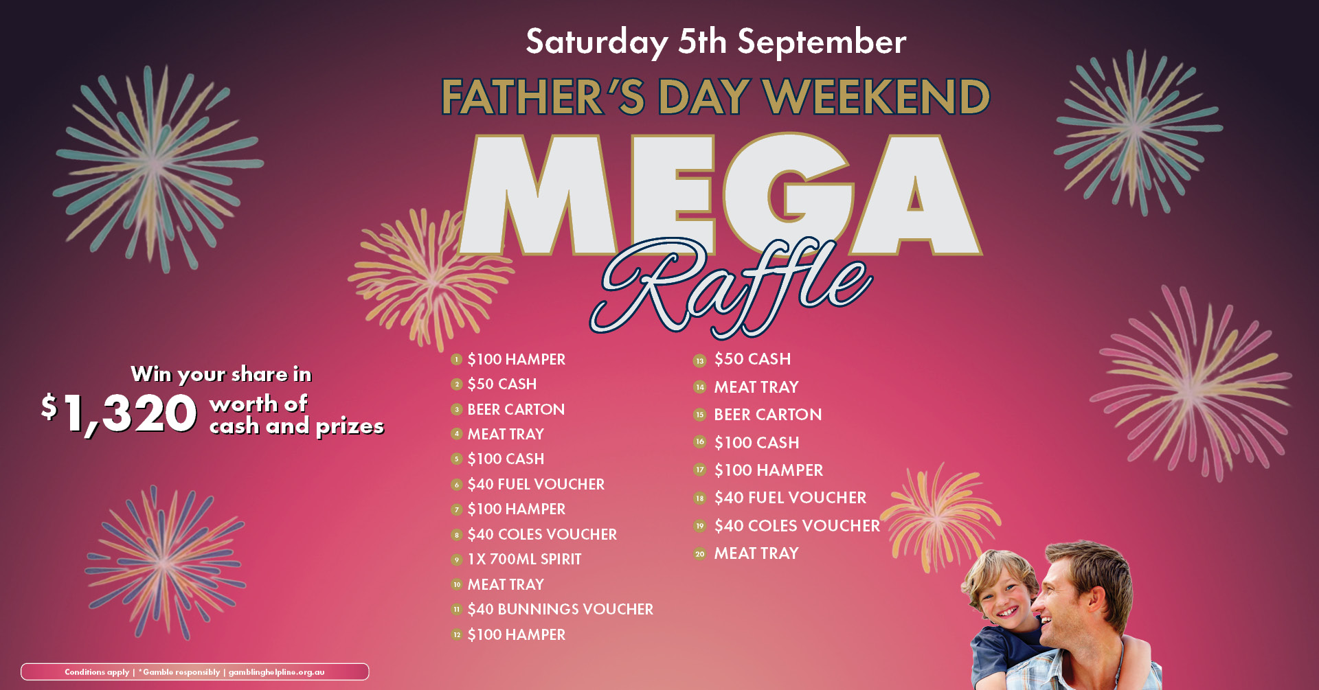 Mega Father's Day Raffle