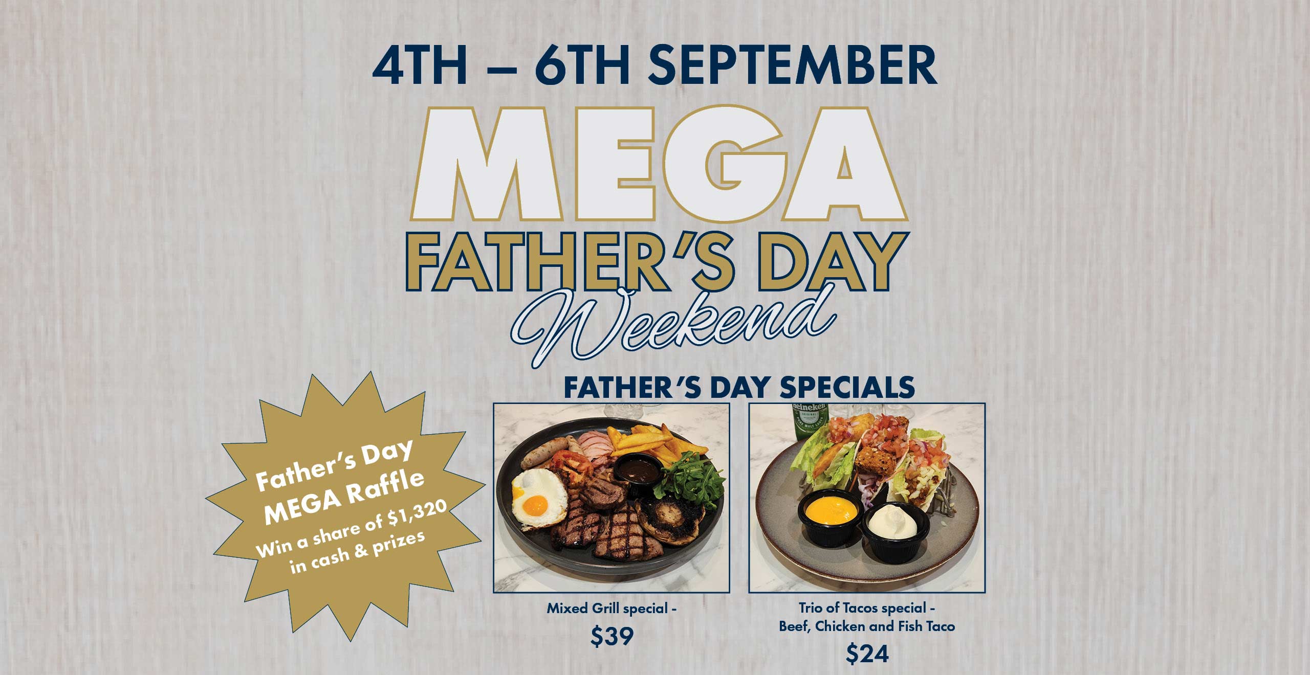 Mega Father’s Day Weekend